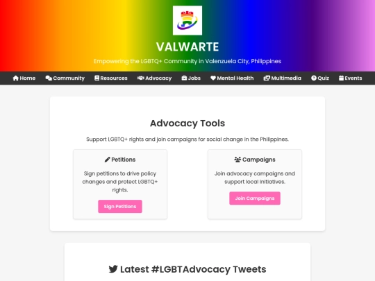 advocacy screenshot