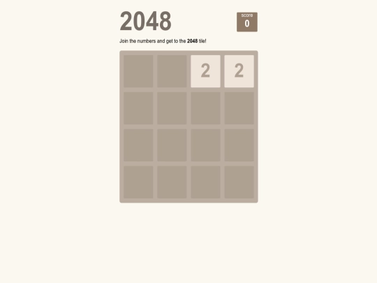 appStore/apps/2048Game/2048game screenshot