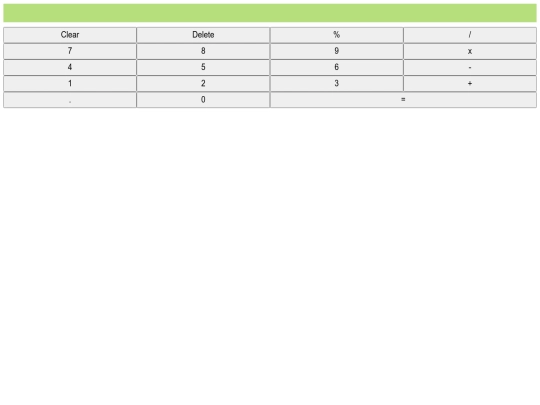programs/default/calculator screenshot