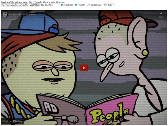 programs/default/youTubeFilter screenshot