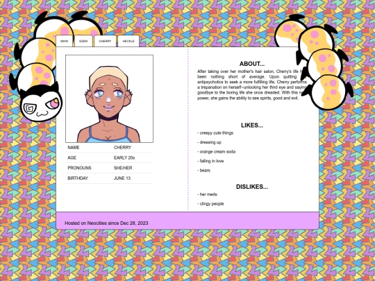 CHERRY screenshot