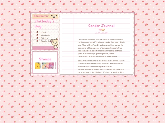 Gender-Journal screenshot