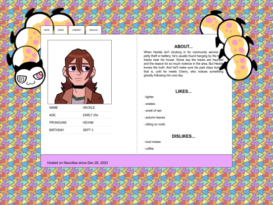 HECKLE screenshot