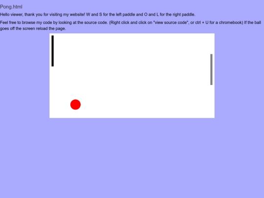 pong screenshot