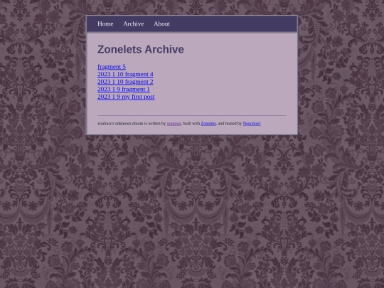 archive screenshot