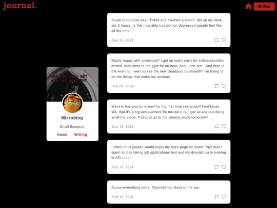 microblog screenshot