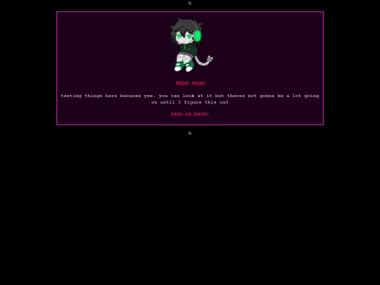 test screenshot