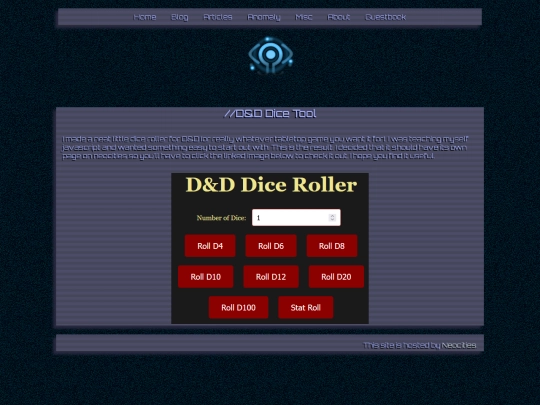 misc/rpgroll screenshot