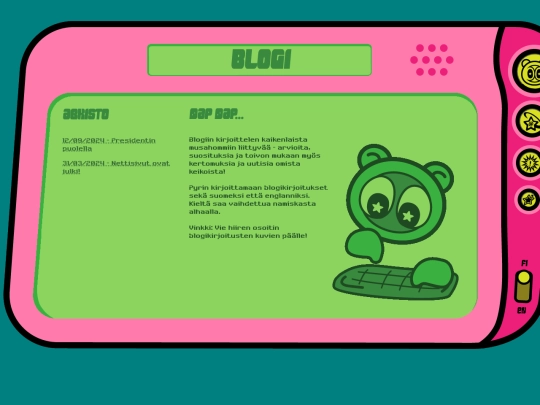 blog screenshot