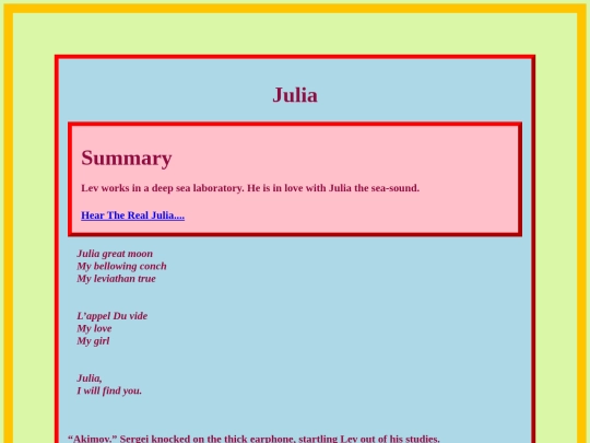 Julia screenshot