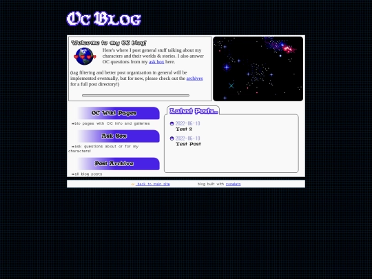 oc/blog screenshot