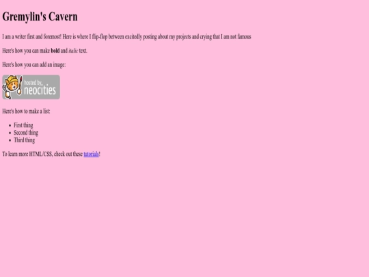 index screenshot