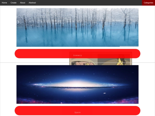 categories screenshot