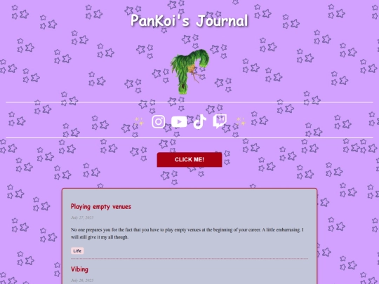 blog screenshot