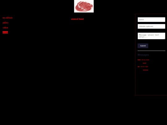 ghostZone/events screenshot