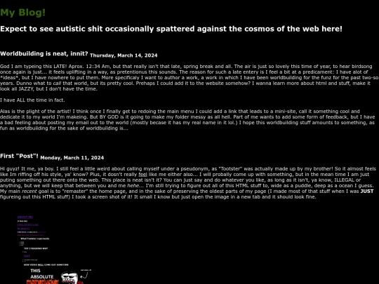 blog screenshot