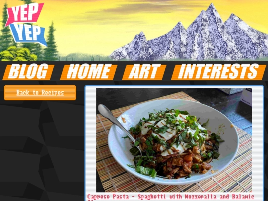 CapresePasta screenshot