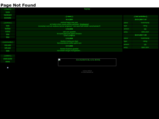 index screenshot