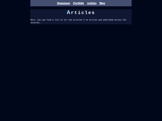blog screenshot