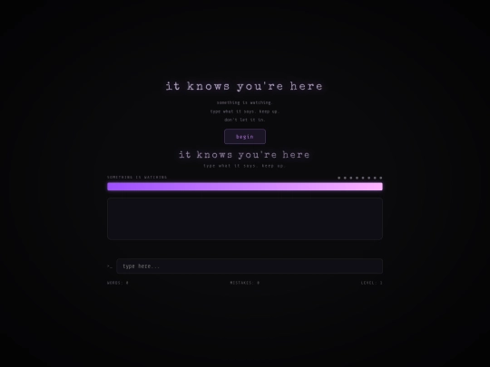 it_knows_youre_here screenshot