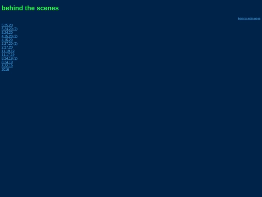 behind the scenes screenshot