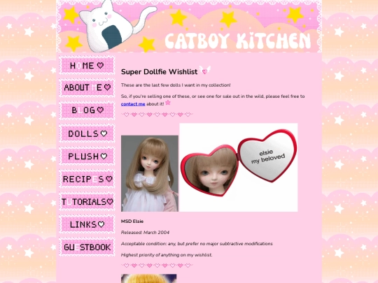 Dolls/wishlist screenshot