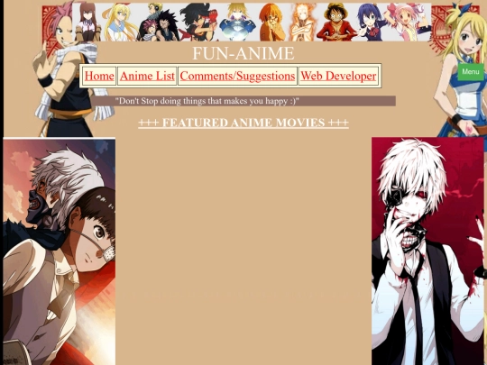 Animesite/Main screenshot