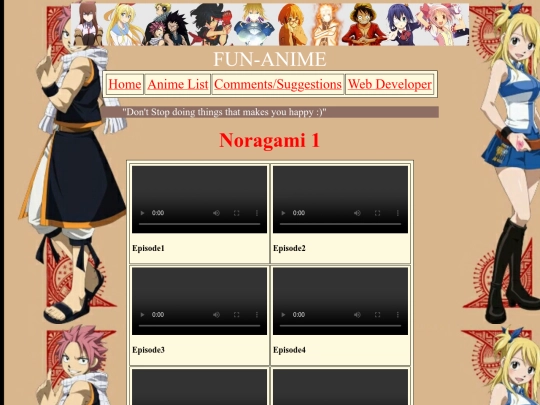 Animesite/nora screenshot