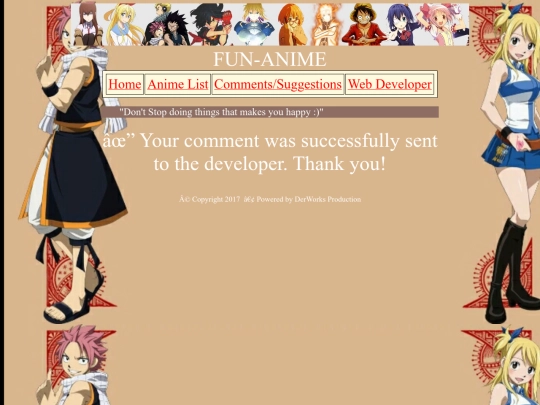Animesite/thanks screenshot