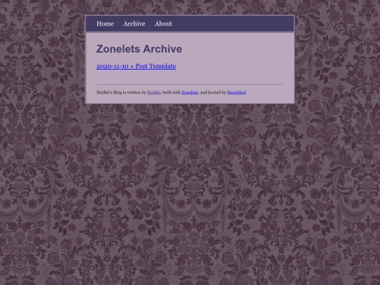 archive screenshot