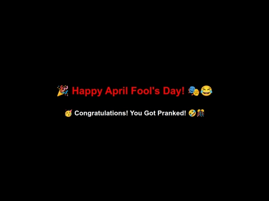 APRIL FOOLS PRANK /HAPPYAPRILFOOLDAY screenshot