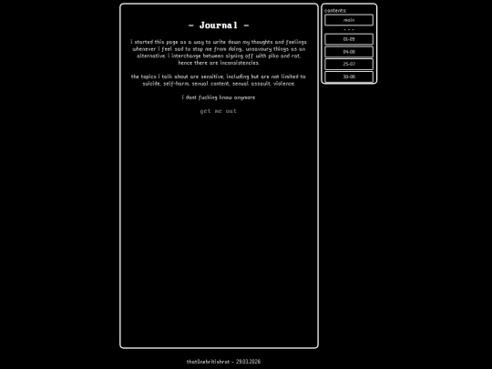journal screenshot