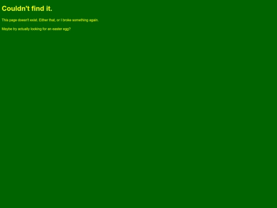 not_found screenshot
