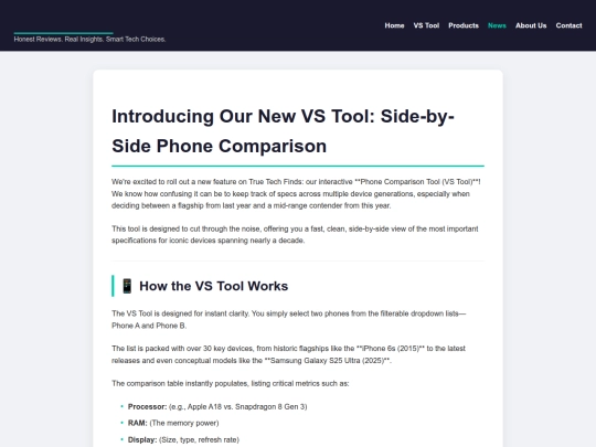 blog screenshot