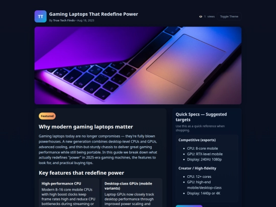 gaming-laptops screenshot
