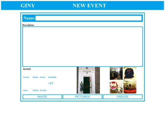 newevent screenshot