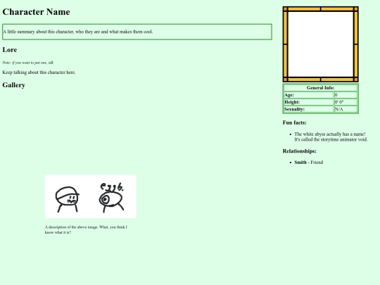template screenshot