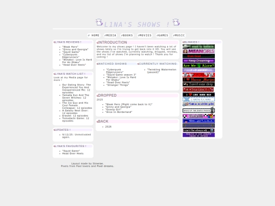 MEDIA PAGES/SHOWS SUB PAGES/Shows2025 screenshot