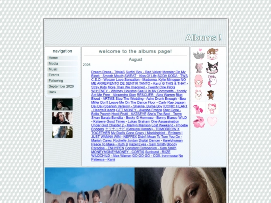 MUSIC PAGES/augalbums26 screenshot