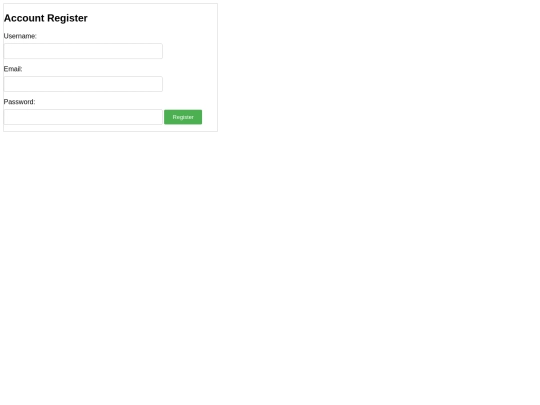 register screenshot