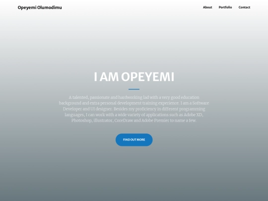 personalWebsite screenshot