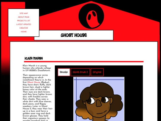 ghost house/characters/klair-marsh screenshot