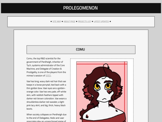 prolegomenon/characters/comu screenshot