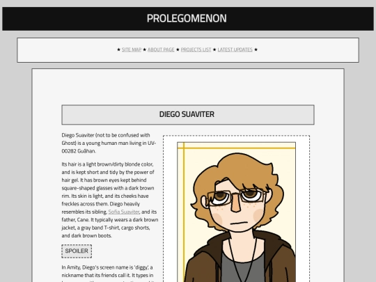 prolegomenon/characters/diego-suaviter screenshot