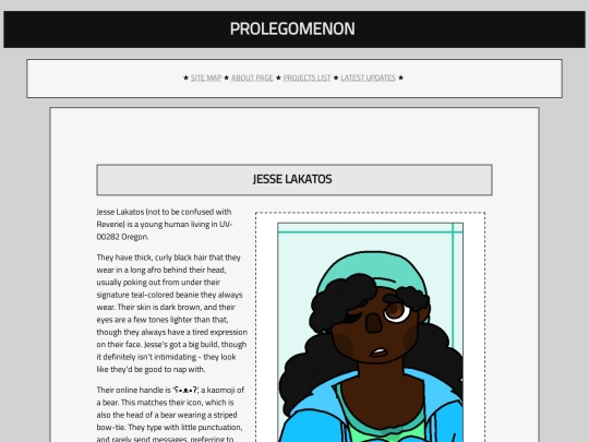prolegomenon/characters/jesse-lakatos screenshot