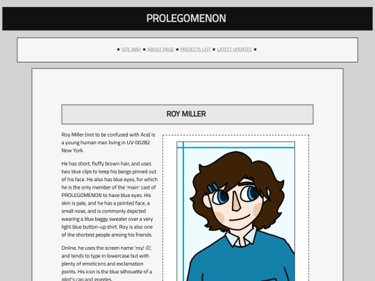 prolegomenon/characters/roy-miller screenshot