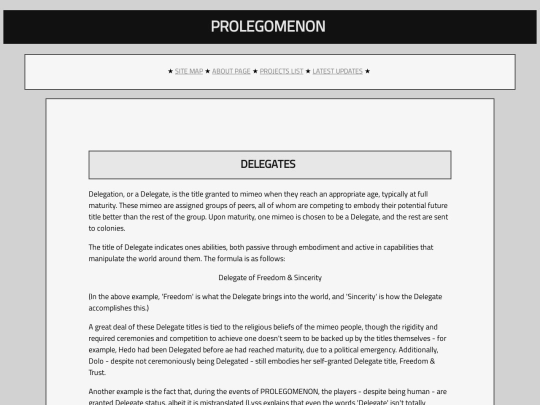 prolegomenon/delegates screenshot