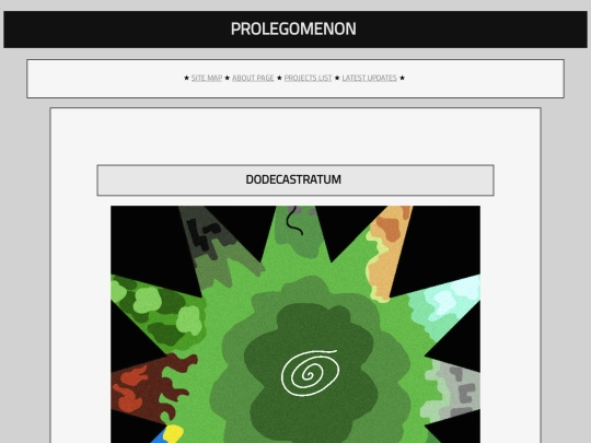 prolegomenon/dodecastratum screenshot