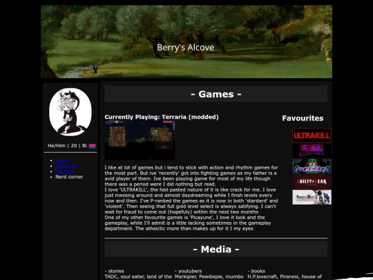 intrests screenshot