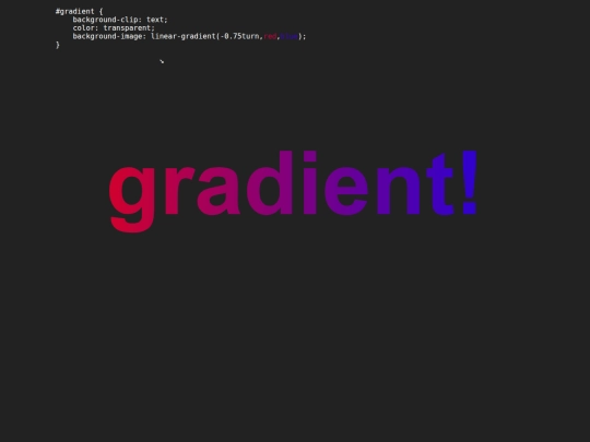 learn/gradients screenshot